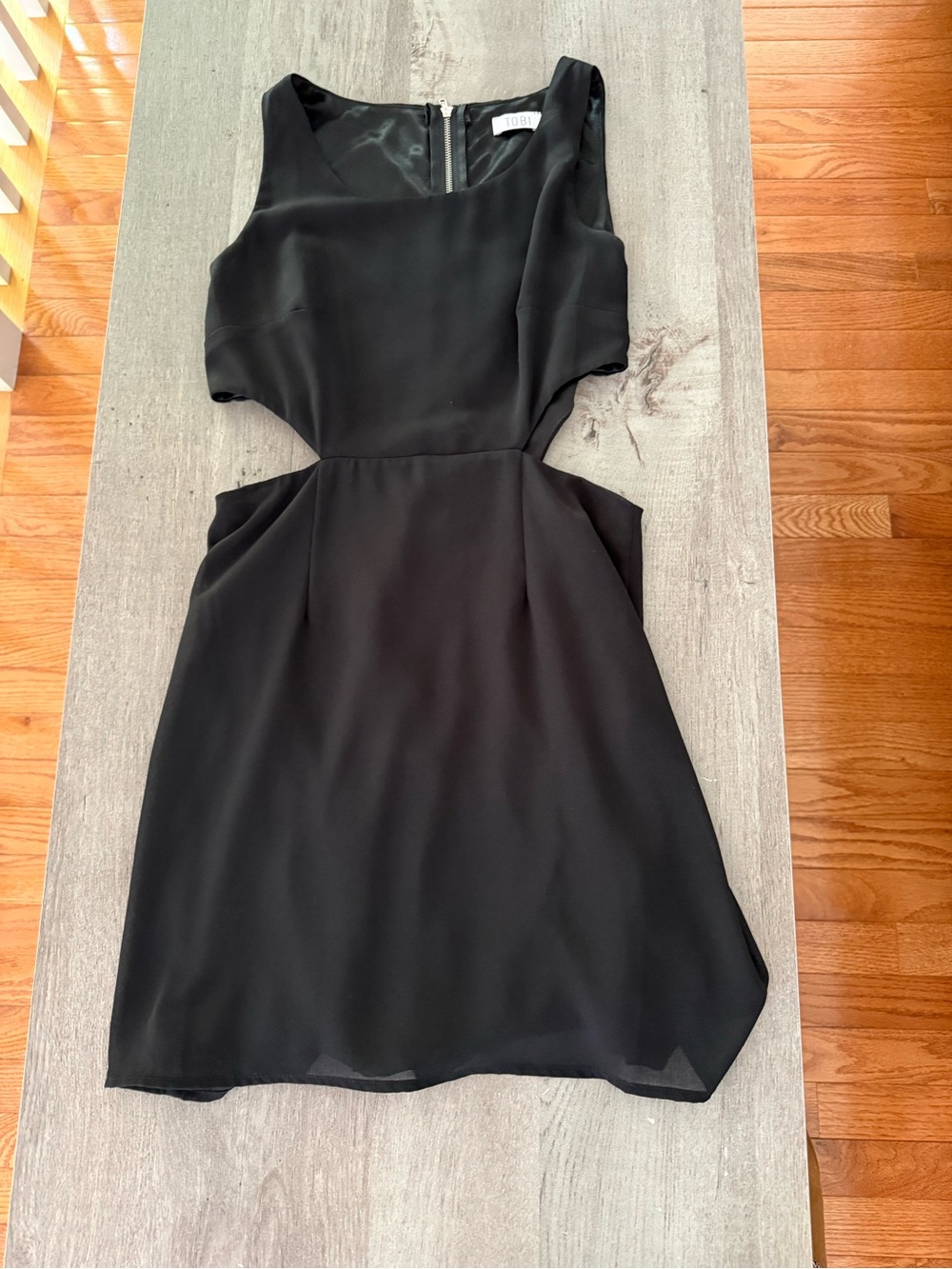 Tobi Black Cutout Mini Dress